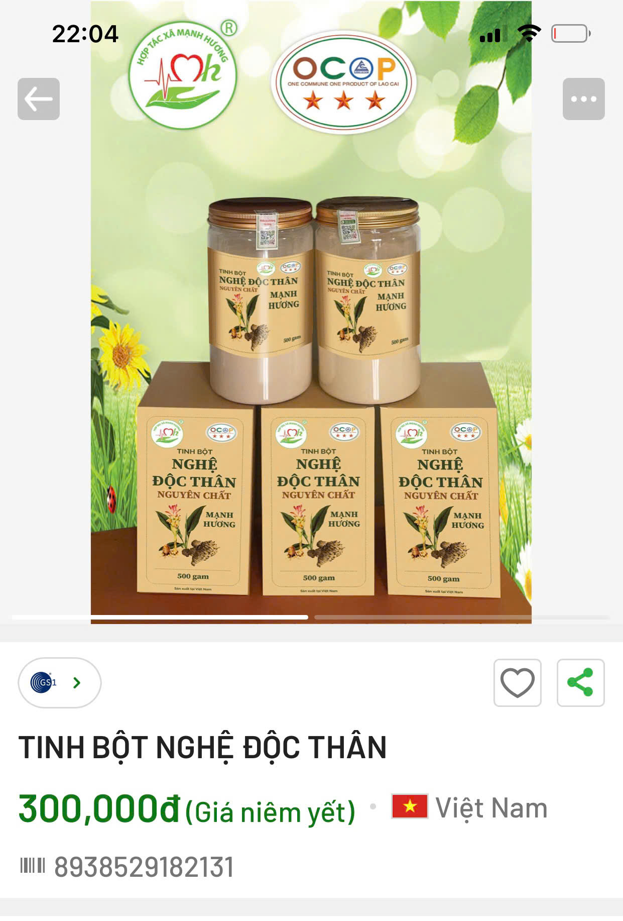 Tinh bột nghệ